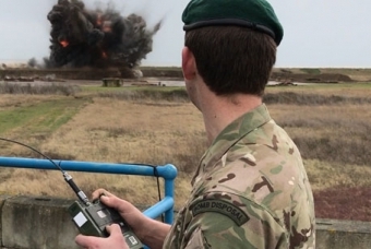 Mini-DRFD used to Remotely Detonate WW2 Bomb found on London Construction Site.